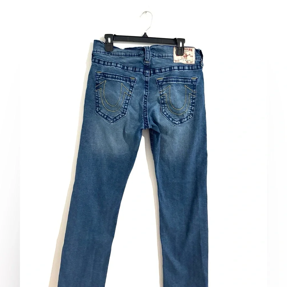 True Religion Size 33 Men’s RICKY STRAIGHT JEAN Blue Denim Jeans